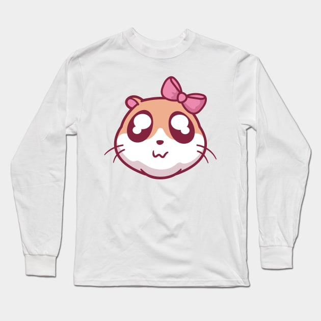 Sad Hamster Long Sleeve T-Shirt by zoljo